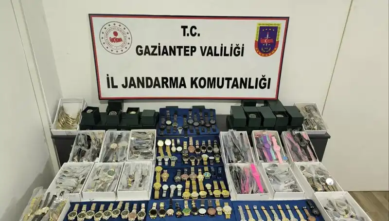 Gaziantep'te 3 Milyon Liralık Kaçak Saat Operasyonu: Olayın Detayları