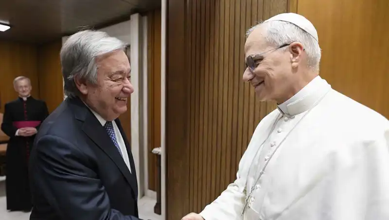 Papa Leo ve Guterres, Küresel Barış İçin Bir Araya Geldi