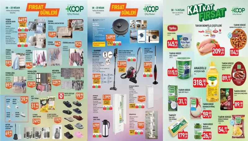 Tarım Kredi KOOP Marketleri'nde Nisan Ayı İndirim Fırsatları: Eşya ve Gıda Ürünlerinde Avantajlar!