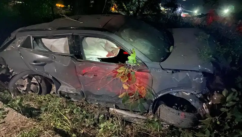 Alkollü Sürücünün Takla Attığı Kaza: Araç Hurdası Haline Geldi
