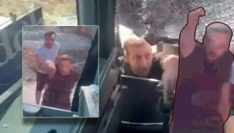 Turistleri Taşıyan Otobüse Taşlı Saldırı: Şoför Yaralandı, Korku Dolu Anlar Yaşandı