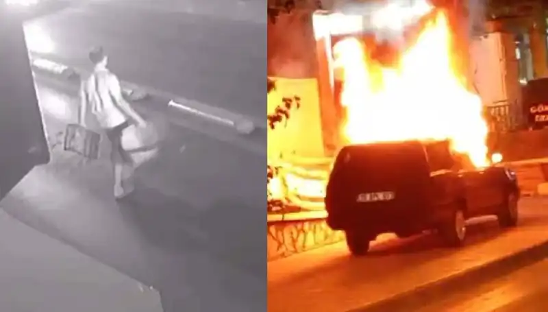 Eşinin Boşanma Kararıyla İsyan Eden Adam, Aracını Yaktı!