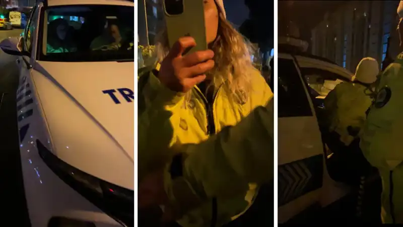 E-Devlet'te Cezasını Gören Sürücü, Polisle Tartışmaya Girişti
