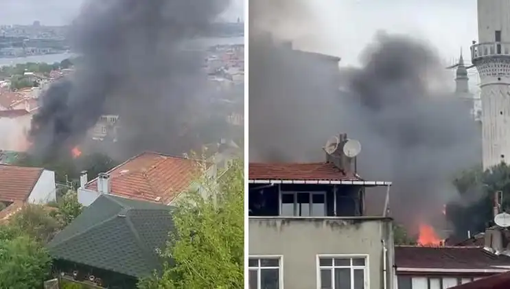 İstanbul'da Gecekondu Yangını: Gökyüzünü Alevler Kapladı, Yüzlerce Kişi Etkilendi!