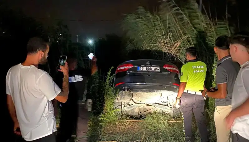 Trafik Magandası, Dur İhtarı Sonrası Dere Yatağına Uçtu!