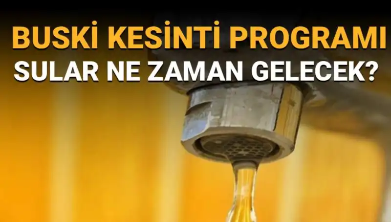 Bursa Nilüfer’de Sular Ne Zaman Gelecek? İşte BUSKİ Su Kesintisi Programı!