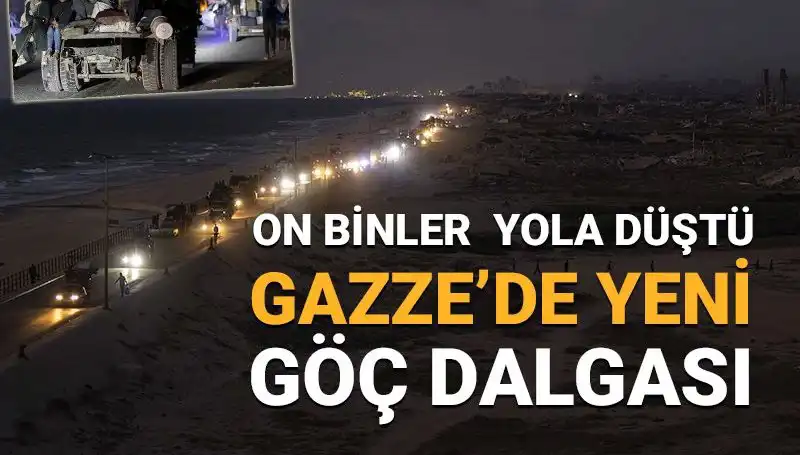 Gazze'de Yeni Göç Dalgası: İnsanlık Krizi Derinleşiyor!