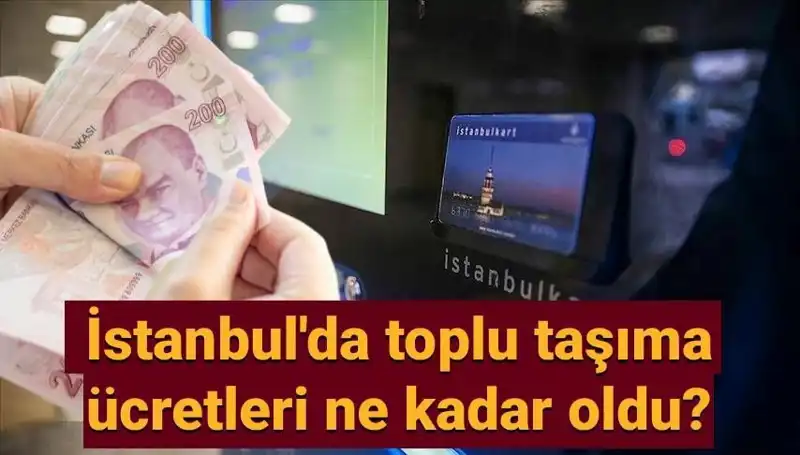2023 İstanbul Toplu Taşıma Ücretlerine Şok Zam! Yeni Tarifeler Belli Oldu