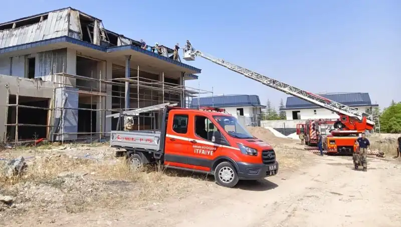 Gölbaşı'nda Villalarda Yangın paniği: Olayın Ayrıntıları ve İlk Tepkiler
