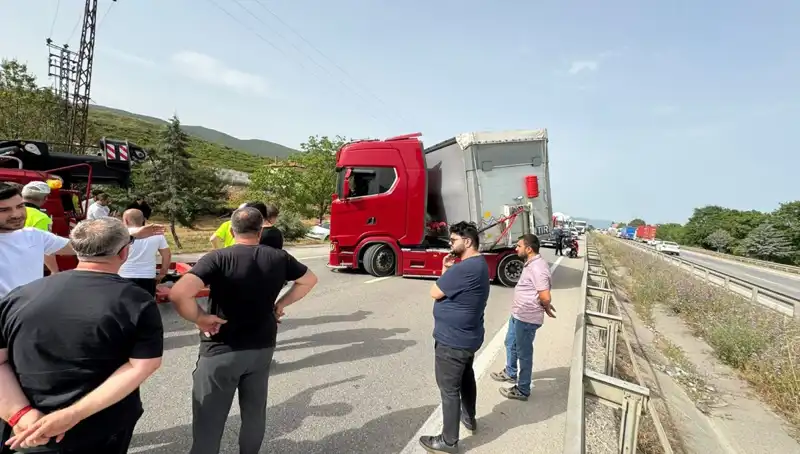 Seyir Halindeyken Arı Soktu, Trafik Neden Kilitlendi?