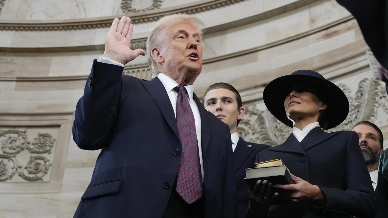 Donald Trump ABD'nin 47. Başkanı olarak göreve başladı