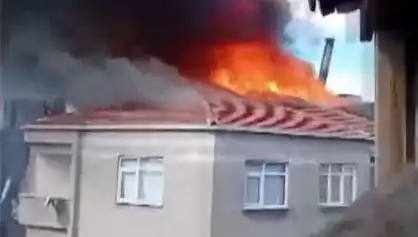 Bağcılar'da Üzerine Çöken Alevler: Beş Katlı Bina Küller İçinde Kaldı!