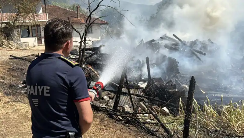 Evde Başlayan Yangın Korkunç Bir Orman Yangınına Dönüştü