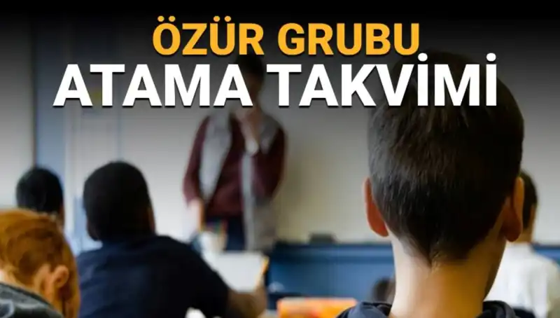 Öğretmenlerin il içi yer değiştirme duyurusu: Özür grubu atamaları ne zaman?