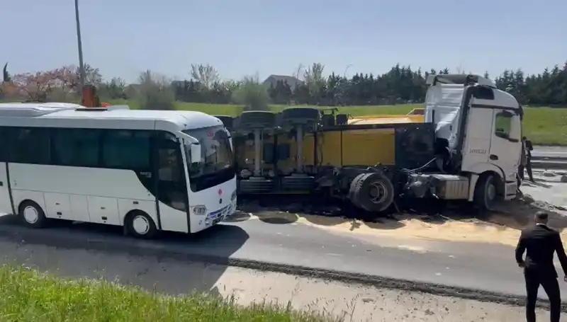 Büyükçekmece TEM Otoyolu'nda Feci Kaza: Uzun Kuyruklar ve 3 Saatlik Bekleyiş