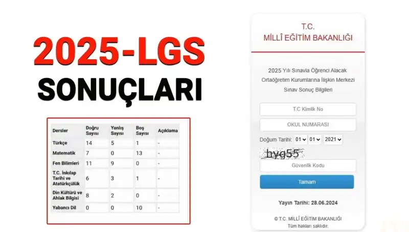 LGS Sınav Sonuçları Ne Zaman Açıklanacak? 2025 Yılı İçin Tüm Detaylar