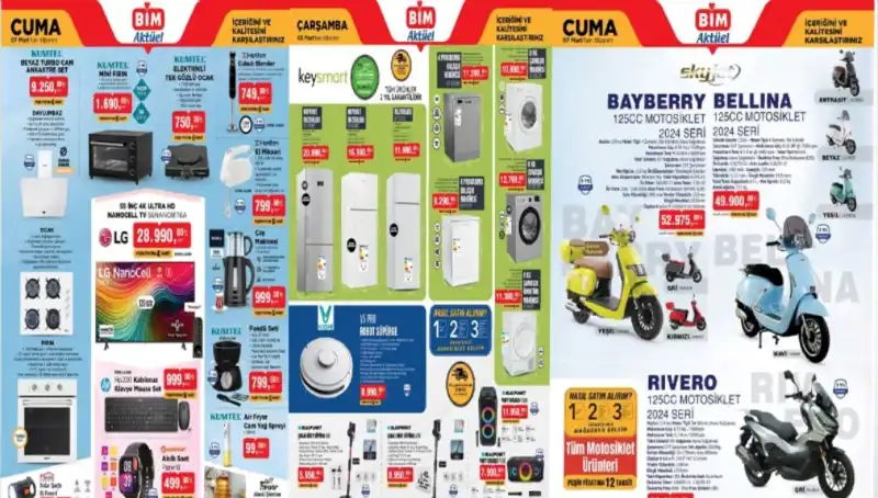 BİM'de Beklenen İndirimler Yarından İtibaren Başlıyor: 4-7 Mart Katalogu