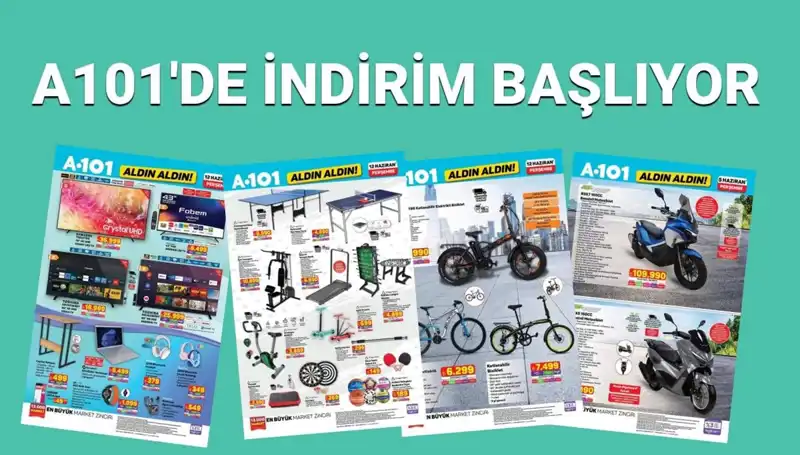 A101 12 Haziran Aktüel Kataloğu ile Yeni Ürünler Dikkat Çekiyor
