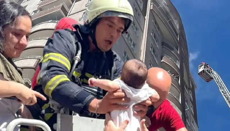 Kayseri'de 14 Katlı Binada Korkutan Yangın: Olay Anı ve Detaylar